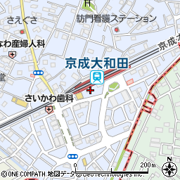 千葉県八千代市大和田1002周辺の地図