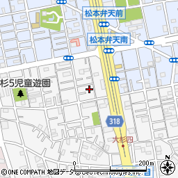 東京都江戸川区大杉5丁目30-18周辺の地図