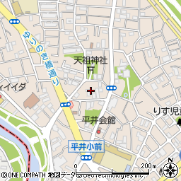 東京都江戸川区平井7丁目27周辺の地図
