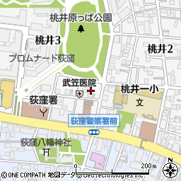 茶話本舗デイサービス桃井３丁目周辺の地図