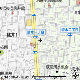 パレソレイユ荻窪周辺の地図