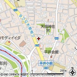 東京都江戸川区平井7丁目26周辺の地図
