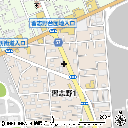 吉野家習志野台店周辺の地図