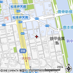 東京都江戸川区松本2丁目4-1周辺の地図