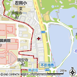 横山大観記念館周辺の地図