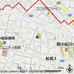 区立松島東会館周辺の地図