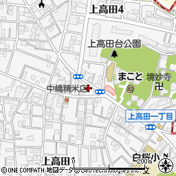 東京都中野区上高田3丁目1-13周辺の地図