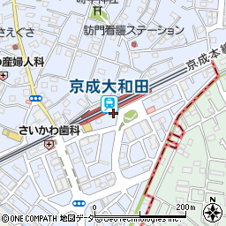 千葉県八千代市大和田1002-7周辺の地図