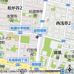 東京都台東区松が谷1丁目11-9周辺の地図
