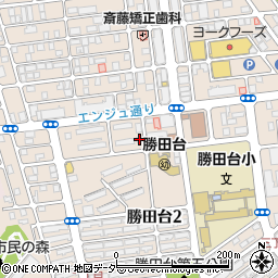 アウトバーン勝田台周辺の地図