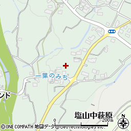 山梨県甲州市塩山下粟生野751周辺の地図