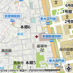 日本福音ルーテル本郷教会周辺の地図