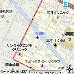 千葉県船橋市本中山4丁目25-1周辺の地図