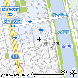 東京都江戸川区松本2丁目5-15周辺の地図