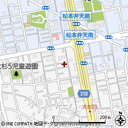 東京都江戸川区大杉5丁目30-16周辺の地図