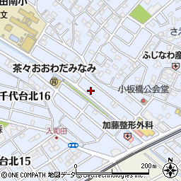 千葉県八千代市大和田596周辺の地図