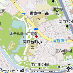 東京都文京区関口2丁目8-2周辺の地図