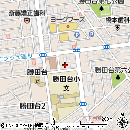 朝日新聞　サービスアンカー勝田台周辺の地図