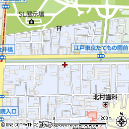 リパーク小金井桜町１丁目駐車場周辺の地図