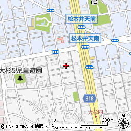 東京都江戸川区大杉5丁目30-5周辺の地図