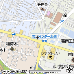 ライオンズマンション市川本八幡壱番館周辺の地図
