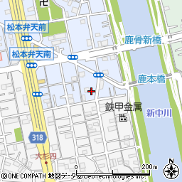 東京都江戸川区松本2丁目5-14周辺の地図