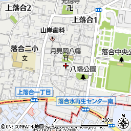 東京都新宿区上落合1丁目27-21周辺の地図
