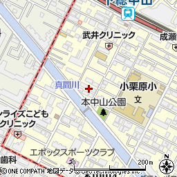 千葉県船橋市本中山3丁目18周辺の地図