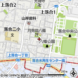 東京都新宿区上落合1丁目27-22周辺の地図