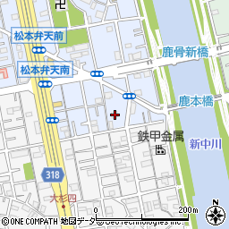 東京都江戸川区松本2丁目5-3周辺の地図