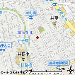 東京都杉並区善福寺1丁目周辺の地図
