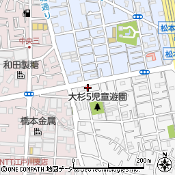 東京都江戸川区大杉5丁目12-7周辺の地図