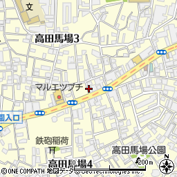 高田馬場中華料理 琥珀周辺の地図