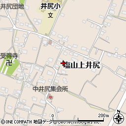 山梨県甲州市塩山上井尻580周辺の地図