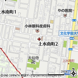 東京都小平市上水南町2丁目3-22周辺の地図
