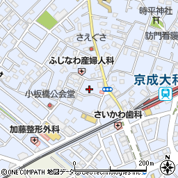 千葉県八千代市大和田287-15周辺の地図