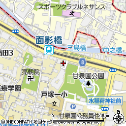 日神デュオステージ早稲田周辺の地図