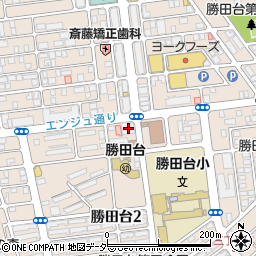 千葉銀行勝田台支店 ＡＴＭ周辺の地図
