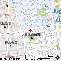東京都江戸川区大杉5丁目12-9周辺の地図
