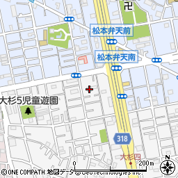 東京都江戸川区大杉5丁目30-6周辺の地図