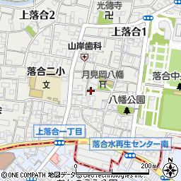 東京都新宿区上落合1丁目27周辺の地図