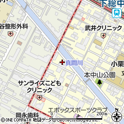 千葉県船橋市本中山4丁目25-19周辺の地図