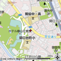 東京都文京区関口2丁目8周辺の地図