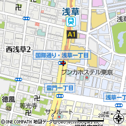 国際通り・浅草１周辺の地図