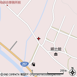 岐阜県中津川市加子母上桑原3942周辺の地図