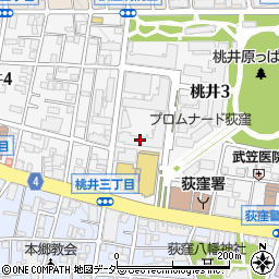 三井不動産住宅サービス株式会社　荻窪事業所周辺の地図
