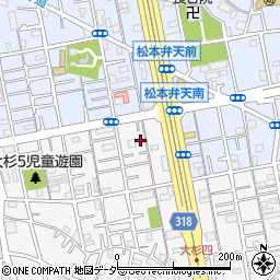 東京都江戸川区大杉5丁目30-14周辺の地図