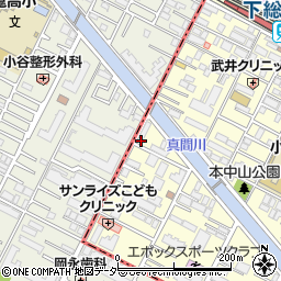 千葉県船橋市本中山4丁目25-14周辺の地図