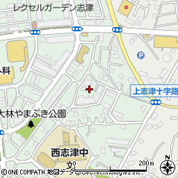 千葉県佐倉市西志津4丁目23周辺の地図