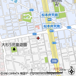 東京都江戸川区大杉5丁目30-7周辺の地図